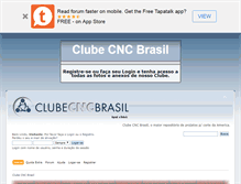Tablet Screenshot of clubecncbrasil.com.br